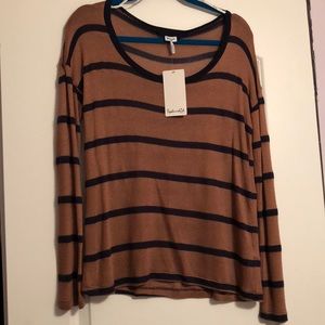 Splendid striped lightweight sweater